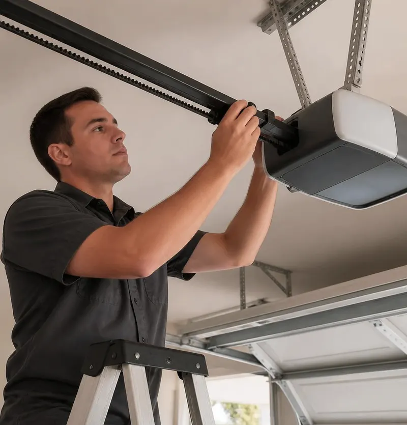 Off Track Door Repair in Bryceville